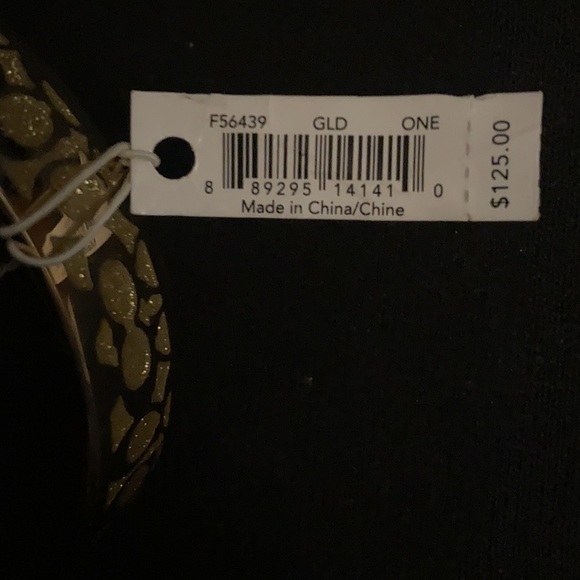 NWT Authentic Coach Gold Goldstone Bangle Bracelet - Picture 13 of 15